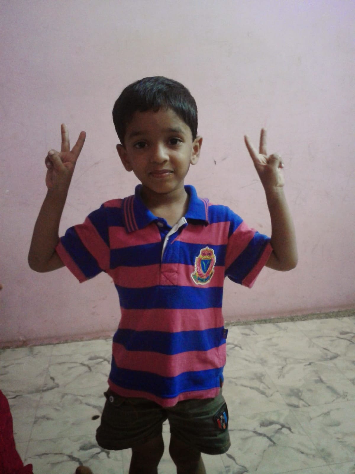 Childhood photo of Eshan Puthran
