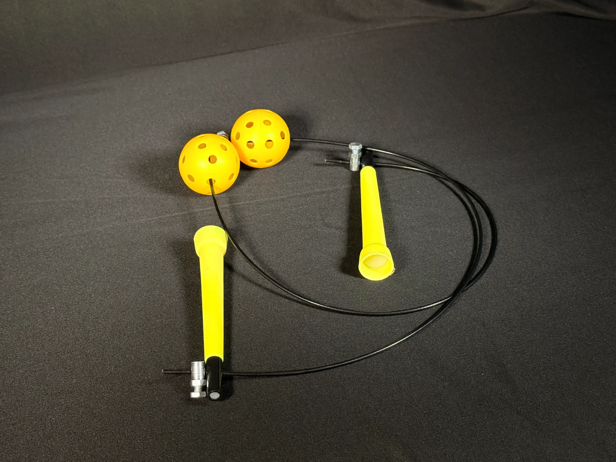 ump rope handles with short ropes and small weighted balls – designed for skipping without a full rope, perfect for practice and speed jump rope training.