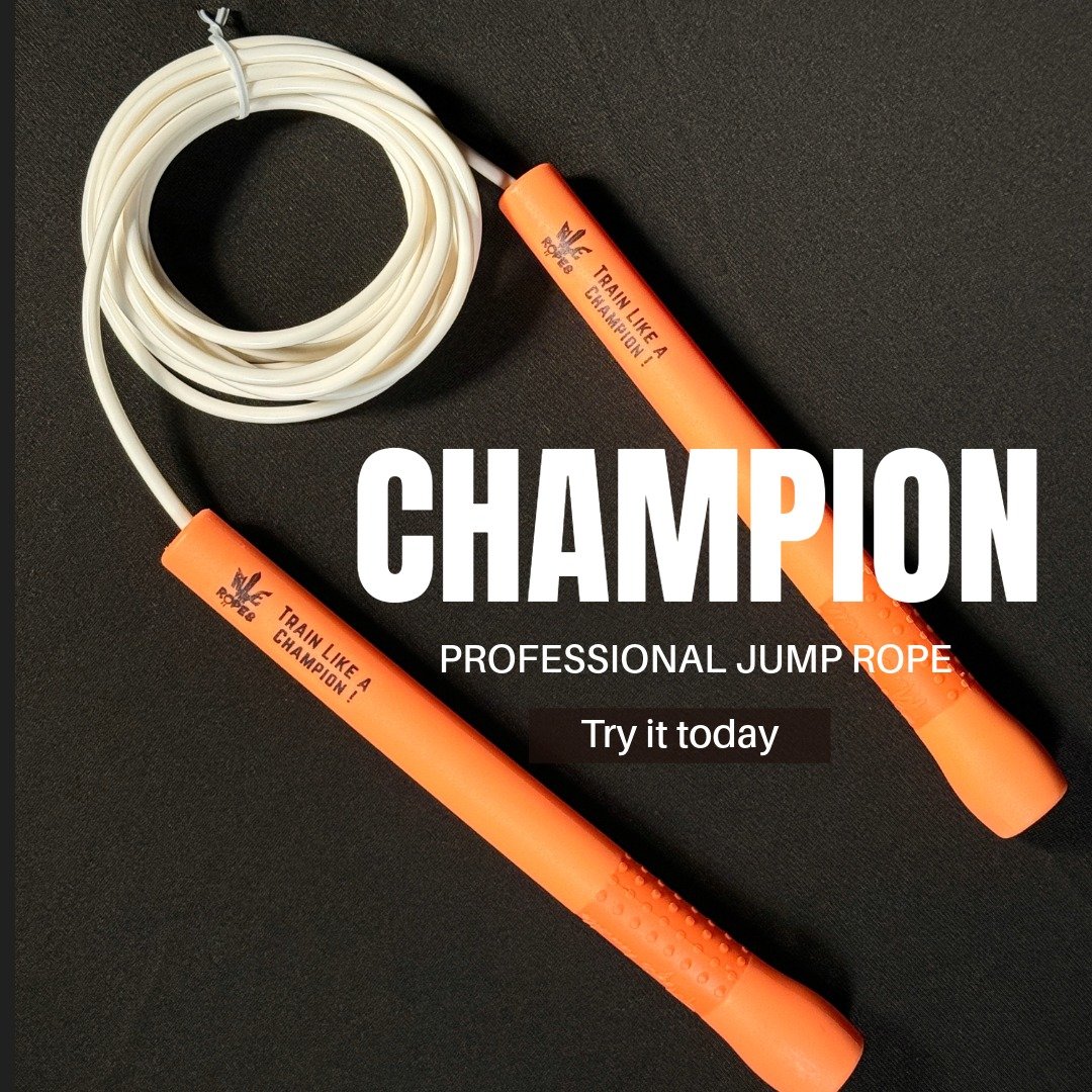 CHAMPION ROPE - long handle pvc freestyle rope