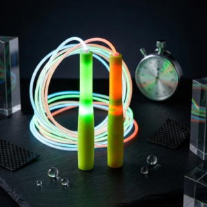 LED Jump Rope by Rule The Ropes, best quality light-up jump rope and LED skipping rope for kids, fun workouts, fitness training, and active play